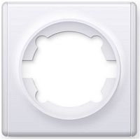 Рамка универсальная OneKeyElectro Florence 1-м. белый картинка